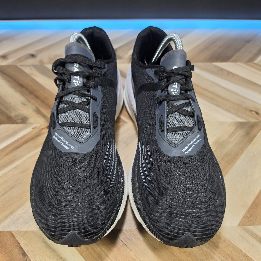 Craft Sports Pro Endurance Mens Athletic Running Shoes Size 8.5 Black White - Picture 3 of 14